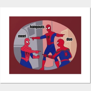 meet duo hangouts Posters and Art